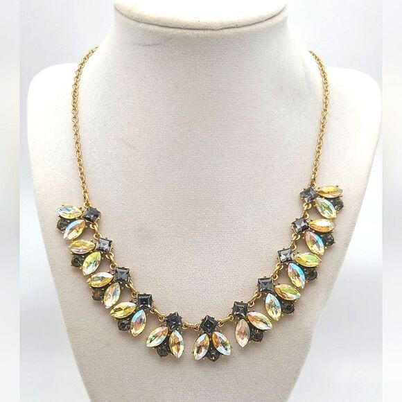 J. Crew rhinestone necklace - Picture 1 of 5